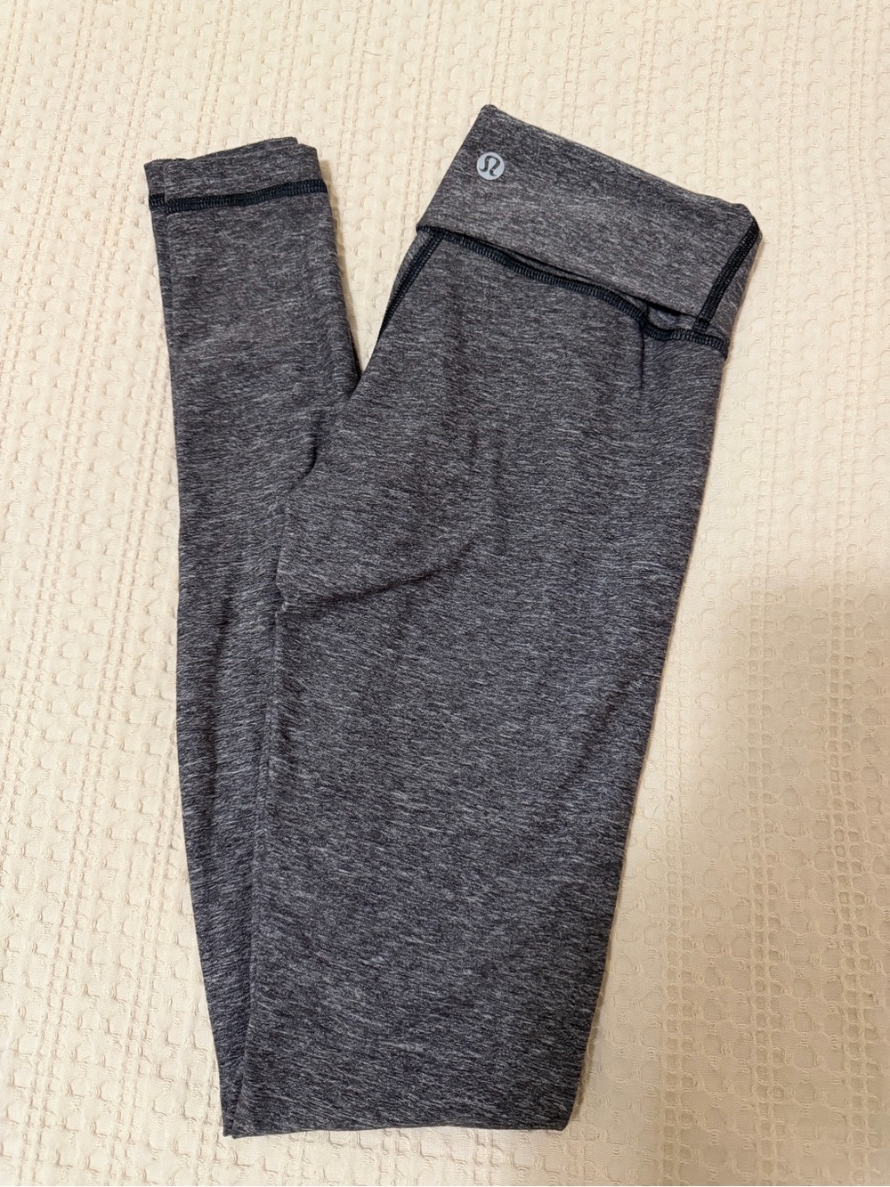 lululemon athletica Heather Charcoal Leggings- size 2